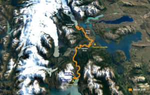 Map of Grey + Serrano Kayak Excursion