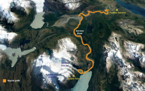 Map of Serrano Kayak Excursion